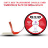 Red Transparent Tape 5 Meters
