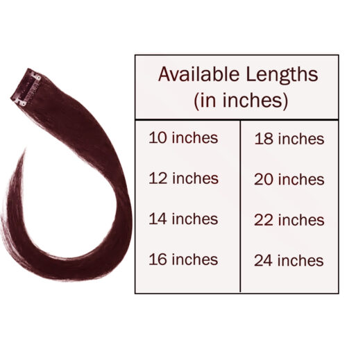 Single Clip-in Extension Brown