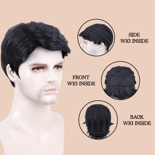 Men Wig Natural Brown