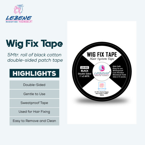 5 Meter Black Hair Patch tape