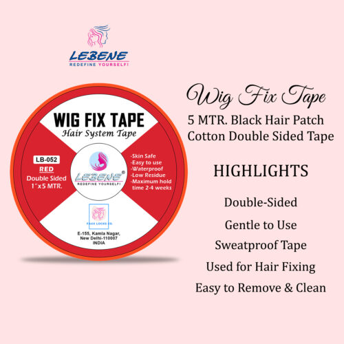 Red Transparent Tape 5 Meters