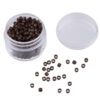 Brown Micro Rings Beads For I tip Hair Extensions (1,000 Pcs)
