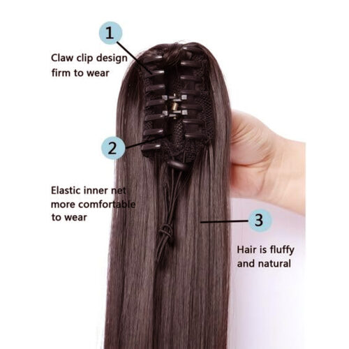 Clutcher Ponytail Brown