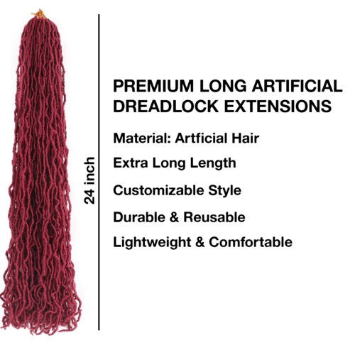 Dreadlocks Burgundy