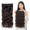5 Clip-in Hair Extension Brown (Wavy)