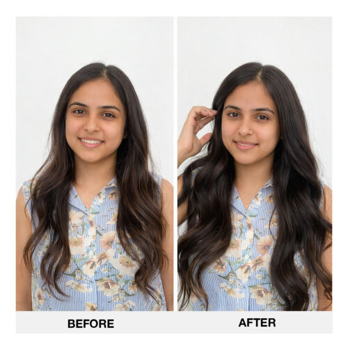 4X4 Hair Topper Black