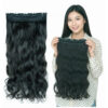 5 Clip-in Hair Extension Black (Wavy)
