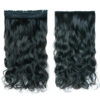 5 Clip-in Hair Extension Black (Wavy)