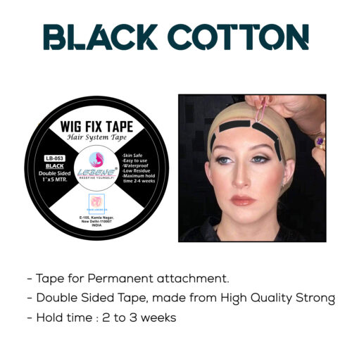 5 Meter Black Hair Patch tape
