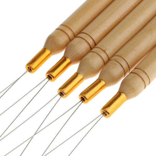 Hair Extension Hook Pulling Tool Needle Threader (5 Pcs)