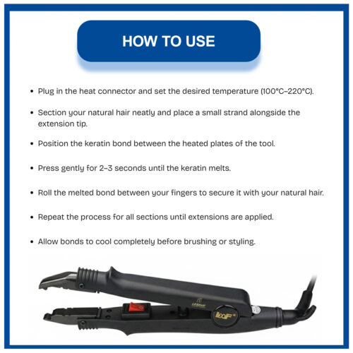 Hair Extension Iron New