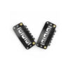 Hair Extension Wig Snap Clips In (28mm, Black) (25 Pcs)