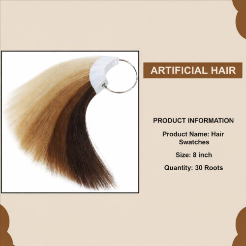 Color Rings 100% Human Hair Swatches